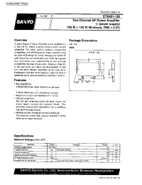 Datasheet STK400-090 manufacturer Sanyo